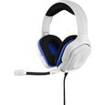 THE G-LAB Korp Cobalt Casque Gaming Compatible PC, PS4, Xbox One - Blanc-0