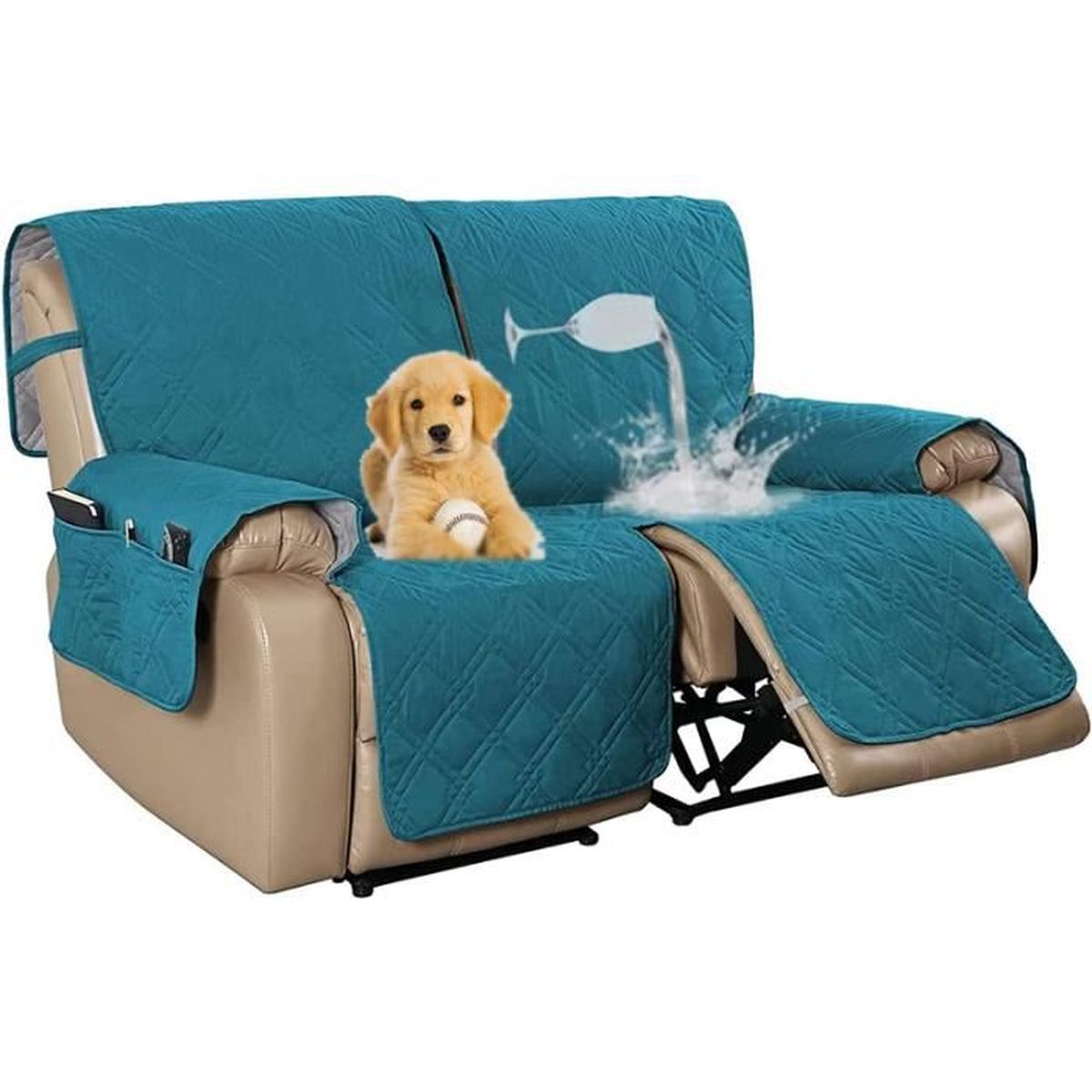 Housse De Selle U-Hilason Framboise (63AI) – Coussin Antidérapant Avec Poignée, Neuve !