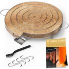 Générateur De Fumée Froide 30 Cm Pour Fumoir Viande Et Poisson - Kit Complet Avec 4 Crochets Et Brosse De Nettoyage + EBOOK OFFERT