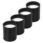 JORMFTTE Ensemble de 4 rehausseurs de pieds de lit en acier au carbone, rehausseurs de meubles ajoutant 5 cm de hauteur(noir) ELEVATEUR