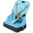 BRAND Portable Pliable Réhausseur Siège de Table Bébé Enfant Repas + 5-Point Harnais Sécurité Chaise Voyage BLEU