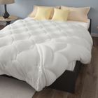 PURSENS Couette 240x260 cm Chaude Toute Saison, Thermorégulatrice - Légère Garnissage Fibre Creuse 200 g/m² - Couverture 2 Personnes