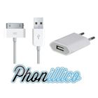 PHONILLICO Chargeur - Compatible iPhone - 3G 3GS - Charge rapide - Utilisation simple - Blanc