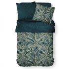 TODAY Parure de lit feuillage tropical en coton - Sunshine - 240 X 260 cm - Vert