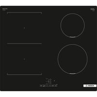 Table induction 60cm - BOSCH SER4 - PVS611BB6E Noir - 4-foyers - L592xP522 mm