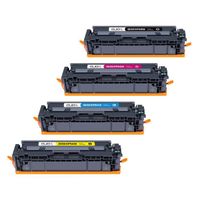 203X Cartouches de Toners EJET 4 Pack Compatibles pour HP 203X/203A CF540X pour HP Color LaserJet Pro MFP M281fdw MFP M281fdn