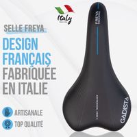 GADISTA France, Selle Velo Freya - Selle de Velo Ultra Confortable Fait Mains en Italie avec Technologie brevetée 3ZONES, Selle VTT,