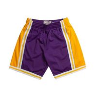 Short NBA Los Angeles Lakers 1984-85 Mitchell & Ness Swingman Violet pour Homme -Mitchell & Ness