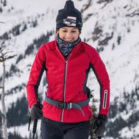 Veste de ski femme Rossignol Softshell - cherry - 2XL
