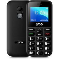 SPC Fortune 2 4G – Téléphone portable Senior 4G, bouton SOS, volume sonnerie élevé, configuration à distance, grandes touches, Noir
