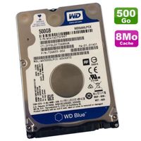 Disque Dur 500Go SATA 2.5" WD Blue WD5000LPCX-60VHAT0 PC Portable 5400RPM 16Mo