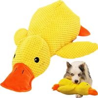Jouet Pour Chien Indestructible Canard Couineur - Peluche Douce, Taille L (45 Cm) - Sécurisé, Lavable - Pour Grands Et Petits Chiens - 7
