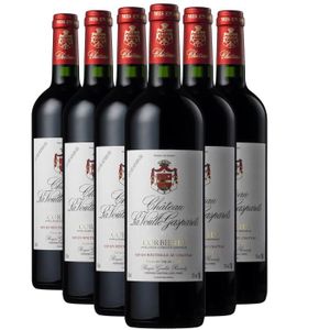 VIN ROUGE Corbières Cuvée Reservée Rouge 2021 - Lot de 6x75cl - Château la Voulte Gasparets - Vin AOC Rouge du Languedoc - Roussillon