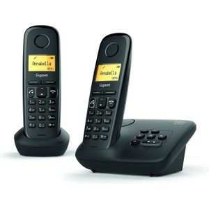 Téléphone fixe A270A Duo Téléphone domestique sans fil avec grand