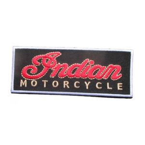 RENFORT - PATCH patch indien motorcycle resctangulaire 11.5x4.5 cm