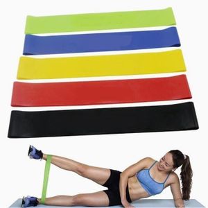 Kit 3 Bandes Élastiques Fitness - TPE Résistant - Yoga, Pilates, Musculation - Pochette De Transport Incluse
