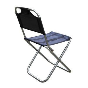 CHAISE DE CAMPING Mobilier,Chaise pliante Portable en alliage d'alum