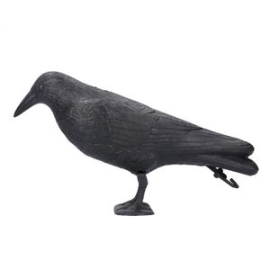 CARRÉ POTAGER - TABLE Outil d'appât de chasse, décoration de jardin, leurre de corbeau de lignes lisses, imperméable réaliste pour le potager