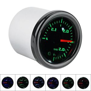 Jauge de Niveau de Carburant Compteur 52mm E-1/2-F 12V Écran LED 0-190ohm Universel pour Bateau Voiture Moto 
