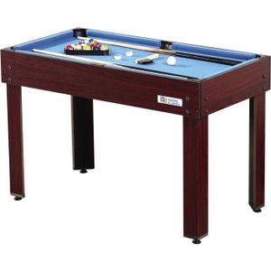 TABLE MULTI-JEUX Table de jeux 9 en 1 - Habitat et Jardin - Multifonctions - 112 x 58 x 79 cm - Bleu