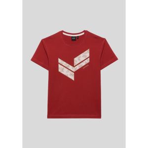 T-SHIRT KAPORAL - T-shirt rouge garçon 100% coton OLSEN