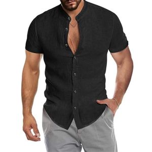 CHEMISE - CHEMISETTE Chemises hommes - Classique Mode Nouvelle arrivee Confortable elegant - Noir