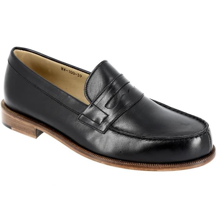 Mocassin cuir souple 2025 femme