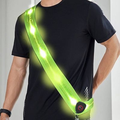 Ceinture De Course Réfléchissante élastique - Bande De Sécurité Ajustable Pour Joggeurs, Cyclistes, Nuit