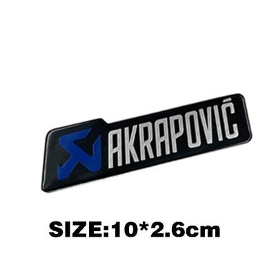 Plaque Aluminium Haute Température AKRAPOVIC pour Silencieux