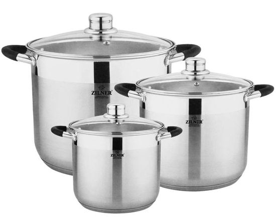 VICASKY 1 Ensemble De Marmite à Soupe En émail Avec Deux Poignées Pour Soupes, Nouilles