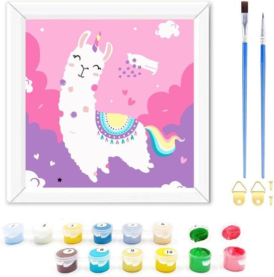 Peinture par numéros pour enfants - Licorne - Peinture par numéros à partir de 7, 8, 9, 10 ans, fille et garçon, kit de peinture à l'huile pour adultes débutants, cadeaux pour Peinture par numéros pour enfants - Licorne - Peinture par numéros à partir de 7, 8, 9, 10 ans, fille et garçon, kit de peinture à l'huile pour adultes débutants, cadeaux pour