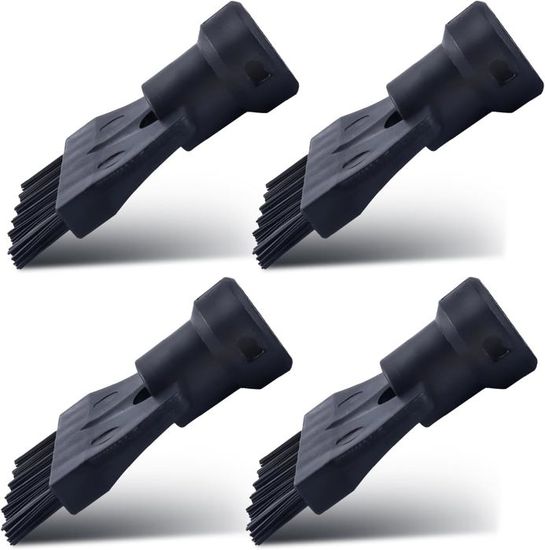 TOKSEO 12 Accessoires Pour Nettoyeur Vapeur Kärcher SC1 à SC5 - Brosse Ronde Et Plate Haute Qualité