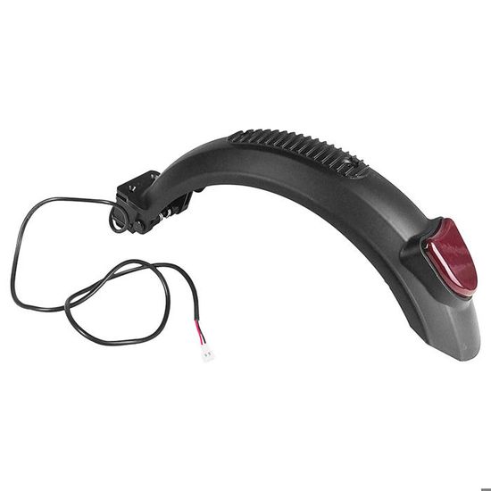 Garde-boue Arrière Kukirin G3/G4 – Protection Anti-éclaboussures Noire Avec Lentille Réfléchissante, Facile à Poser