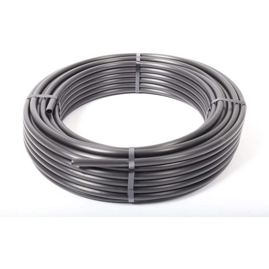 Tuyau D'arrosage Polyéthylène 25 Mm - Longueur 50 M - Pression PN6 - Pour Jardin