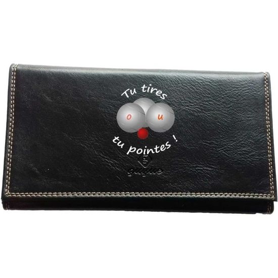 Porte Chéquier En Simili Cuir Blanc Et Coton à Motif De Cygne En