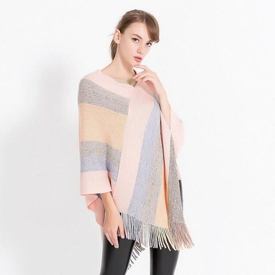 Poncho femme hiver 2019 outlet