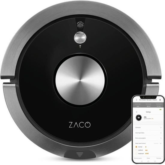 ZACO A9s Robot Aspirateur laveur - 22 W - Autonomie 120 min - Réservoir 300 ml