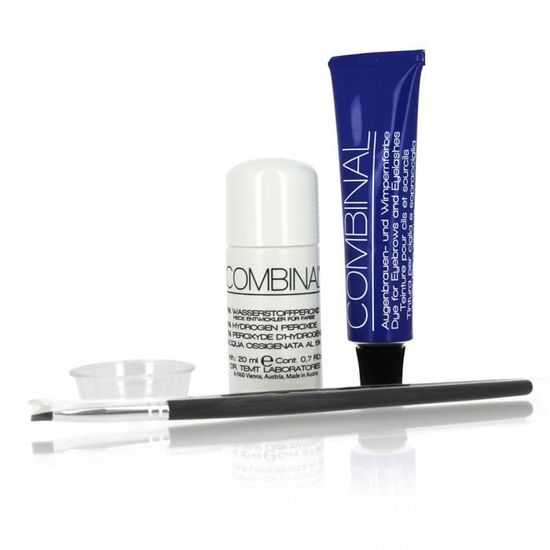 Kit Coloration Cils, Sourcils Et Moustache Orabella - Teinte Brun Foncé/noir, Crème Longue Durée