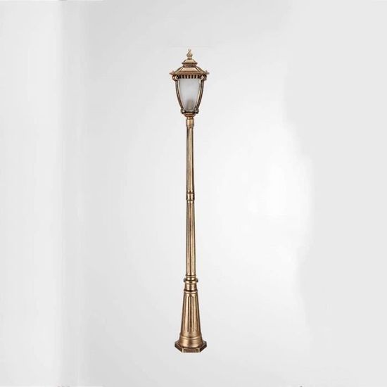 Crayom Lampadaire de rue Tradition victorien en fonte d'aluminium lampadaire ampoule impériale lampe d'extérieur pour jardin ,473