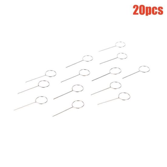 3 Broches éjecteur De Carte SIM Pour IPhone - Ouvre-plateau Métal Durable, Neuf, Lot De 3