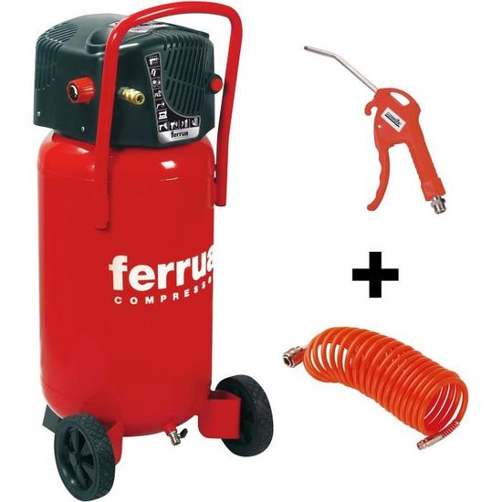 Compresseur d'air vertical Ferrua 425089 50L 1500W 10 bars 2 CV