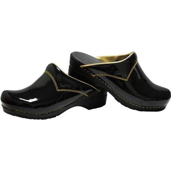 Escarpins Mary Janes Sanita - Cuir Verni Noir - Taille 37/6.5 US - Occasion