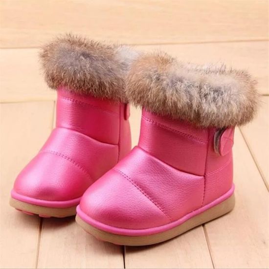 Bottes chaudes pour enfants garçons et filles bottes de neige en