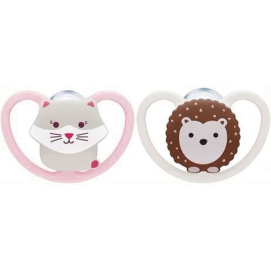 nuk 2 sucettes space 0 6m baleine ours cdiscount puericulture eveil bebe