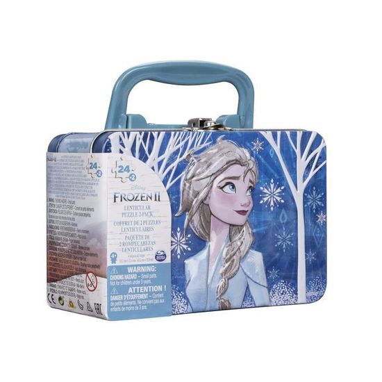Puzzle + Coffre Elsa Anna La Reine des neiges Disney