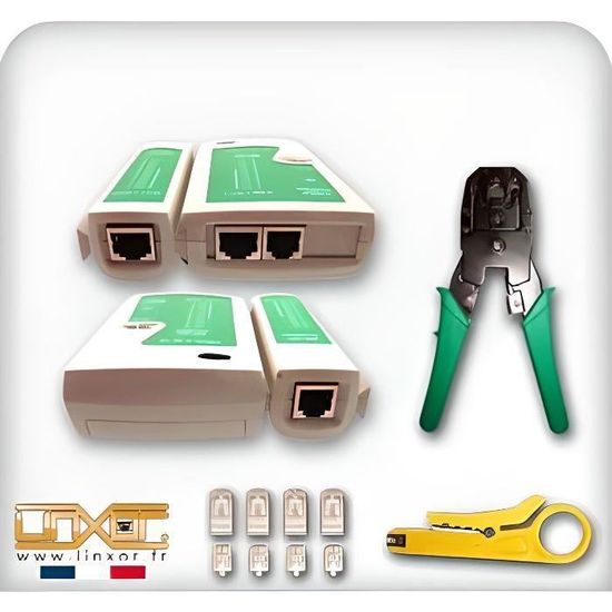Cheap-Pince et testeur câble réseau RJ45 LINXOR - Linxor - Cdiscount ...