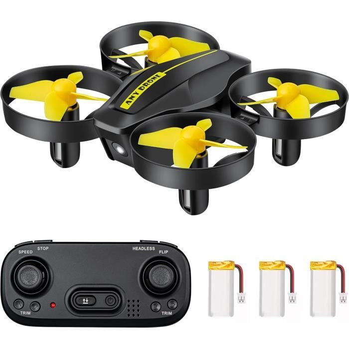 Mini Drone Enfant Avec Télécommande Gofimyee – Rotations 360° – 3 Vitesses – Débutant Dès 8 Ans – Rouge