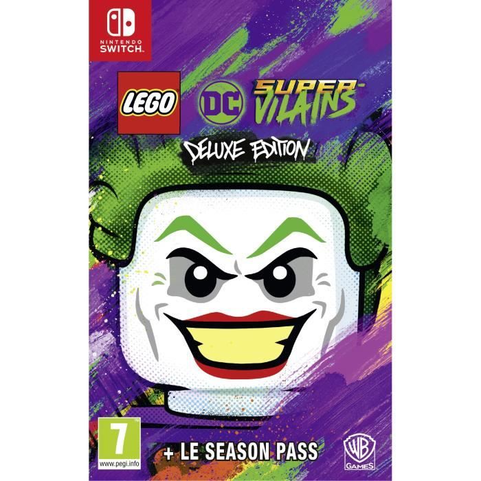 LEGO DC Super Vilains Deluxe Edition Jeu Switch Cdiscount Jeux video