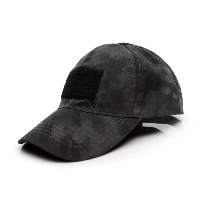 Casquettes De Baseball Tactique Camo Armée Militaire Forces Spéciales Airsoft Casquette Décontractée Noir