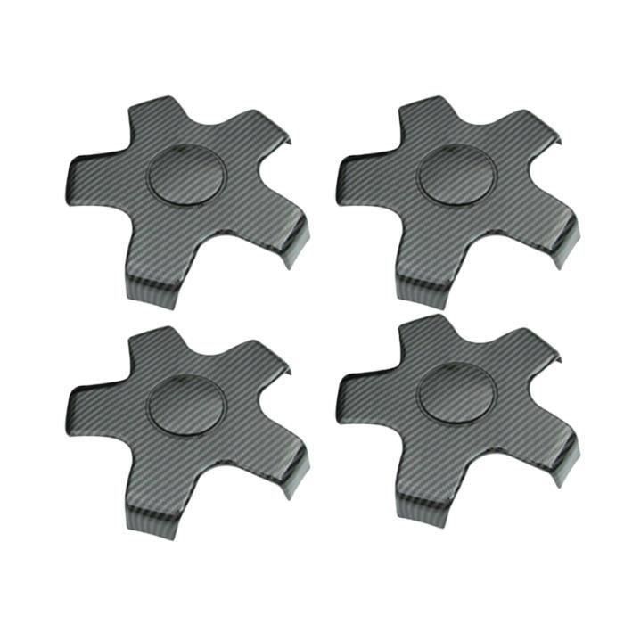 4 PièCes SéRies Voiture de Carbone Centre de Roue de Fibre Cache-Moyeu Bouchon de Protection pour Tesla Model 3